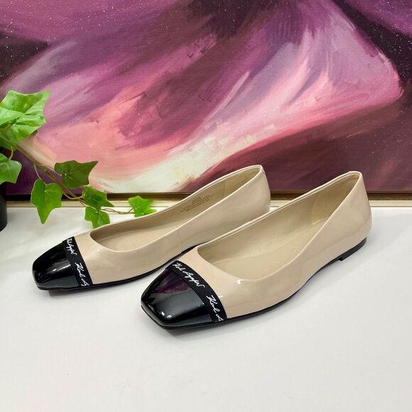 Karl Lagerfeld Black Flats Elegant Loafers - Picture 4 of 15